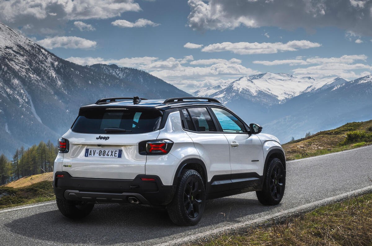 Jeep Avenger 4xe 2025 Review rear static 19